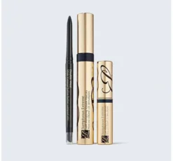 Estée Lauder Eyes on the Prize Sumptuous Extreme Trio Holiday Makeup Gift Set zestaw tusz do rzęs Extreme Black 8 ml + eyeliner Blackened Onyx 0,35 g + mini tusz do rzęs Extreme Black 2,8 ml