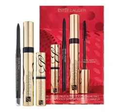 Estée Lauder Eyes on the Prize Sumptuous Extreme Trio Holiday Makeup Gift Set zestaw tusz do rzęs Extreme Black 8 ml + eyeliner Blackened Onyx 0,35 g + mini tusz do rzęs Extreme Black 2,8 ml