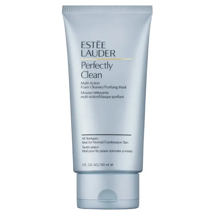 Estée Lauder Perfectly Clean Multi-Action Foam Cleanser Purifying Mask oczyszczająca pianka maska do skóry normalnej i mieszanej 150 ml