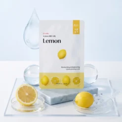 Etude House 0.2 mm Therapy Air Mask Lemon rozświetlająca maseczka w płachcie z ekstraktem z cytryny 20 ml