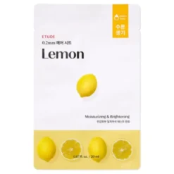 Etude House 0.2 mm Therapy Air Mask Lemon rozświetlająca maseczka w płachcie z ekstraktem z cytryny 20 ml