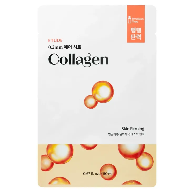 Etude House 0.2 mm Therapy Air Mask Collagen ujędrniająca maseczka w płachcie z kolagenem 20 ml