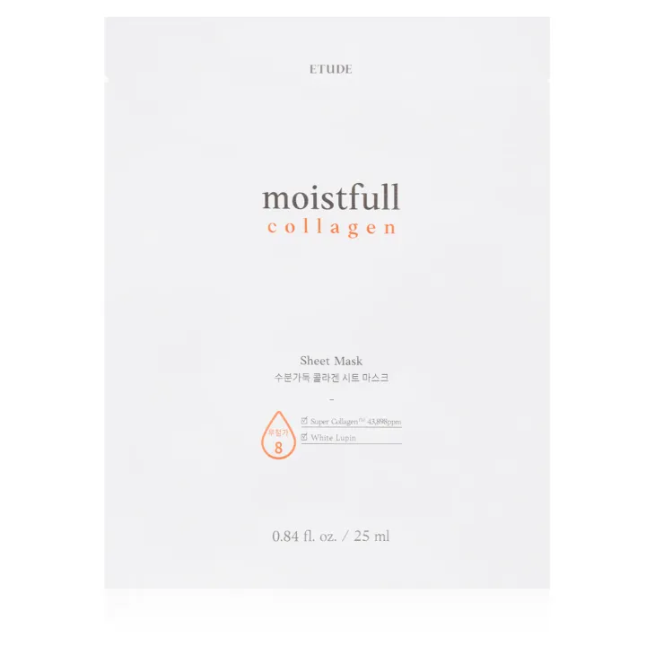 Etude House Moistfull Collagen Deep Sheet Mask nawilżająca maska w płachcie z kolagenem 37 ml