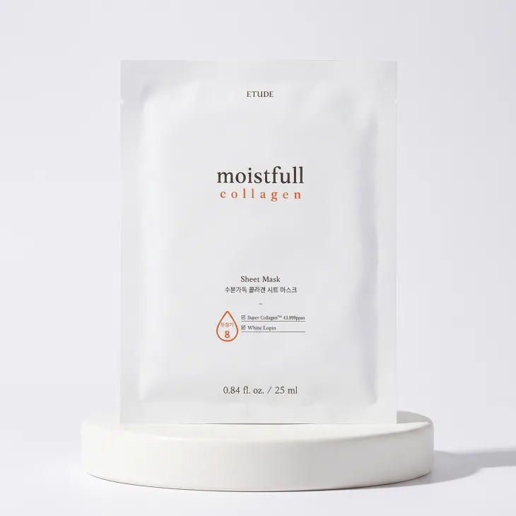 Etude House Moistfull Collagen Deep Sheet Mask nawilżająca maska w płachcie z kolagenem 37 ml