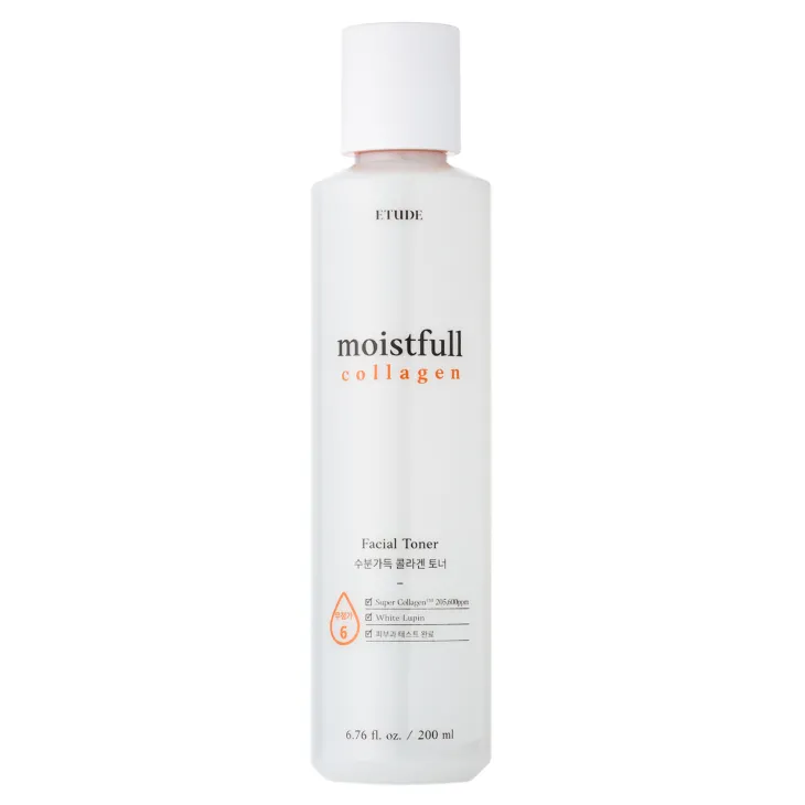 Etude House Moistfull Facial Toner ujędrniająco-nawilżający tonik do twarzy z kolagenem 200 ml