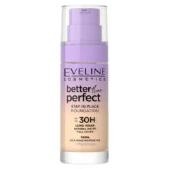 Eveline Better Than Perfect Stay in Place długotrwały podkład do twarzy zastygający 01 Light Ivory 30 ml