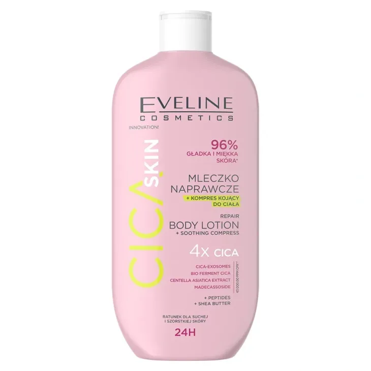 Eveline CICA Skin naprawcze mleczko i kompres kojący do ciała 350 ml