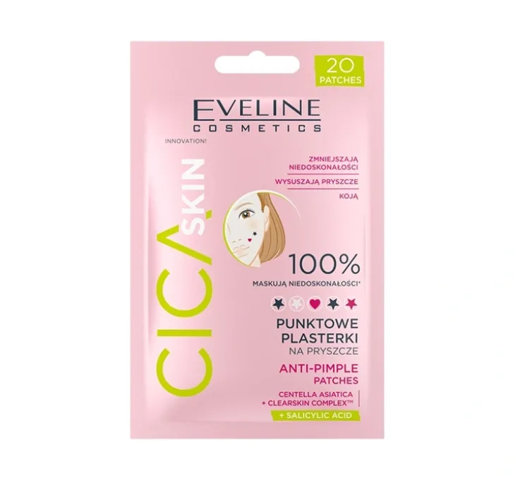 Eveline CICA Skin punktowe plasterki na wypryski 20 sztuk