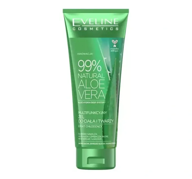 Eveline Cosmetics 99% Aloe Vera aloesowy żel wielofunkcyjny do twarzy i ciała 250 ml