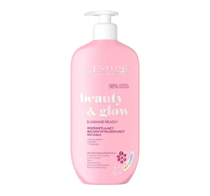 Eveline Cosmetics Beauty & Glow Sunshine Ready! rozświetlający balsam do ciała 350 ml