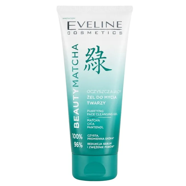Eveline Cosmetics Beauty Matcha oczyszczający żel do mycia twarzy z matchą 150 ml