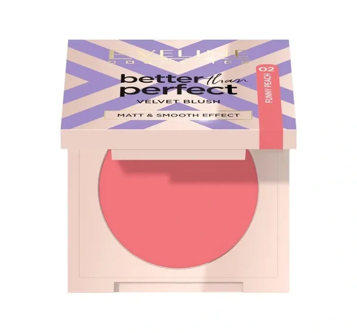 Eveline Cosmetics Better Than Perfect róż prasowany 02 Funny Peach 2,3 g