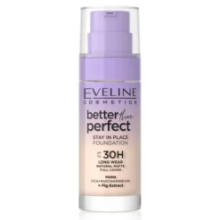 Eveline Cosmetics Better Than Perfect Stay in Place długotrwały podkład do twarzy zastygający 0.5 Porcelain 30 ml