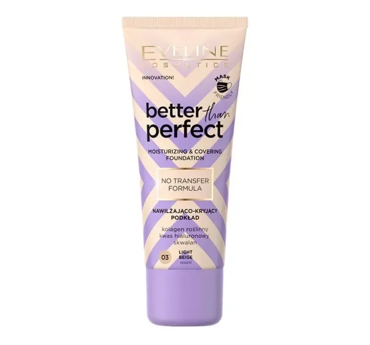 Eveline Cosmetics Better Than Perfect podkład do twarzy 3 Light Beige 30 ml