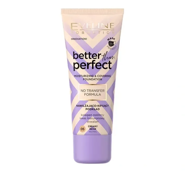Eveline Cosmetics Better Than Perfect podkład do twarzy 5 Creamy Beige 30 ml