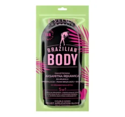 Eveline Cosmetics Brazilian Body dwustronna rękawica do aplikacji samoopalacza 1 sztuka