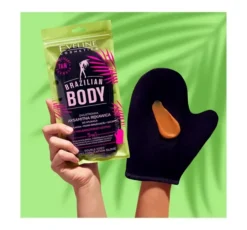 Eveline Cosmetics Brazilian Body dwustronna rękawica do aplikacji samoopalacza 1 sztuka