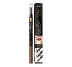 Eveline Cosmetics Brow Styler Multifunction 3w1 kredka do brwi 01 Medium Brown