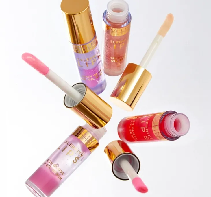 Eveline Cosmetics Celebrity Lips High Gloss Lip Oil Serum olejek-serum do ust 03 Violet 5 ml