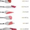 Eveline Cosmetics Celebrity Lips Satin kremowa pomadka o satynowym wykończeniu 602 Glimmer 4,1 g