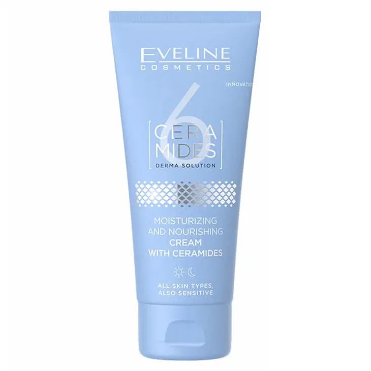Eveline Cosmetics 6 Ceramides nawilżająco-odżywczy krem do twarzy z ceramidami 50 ml