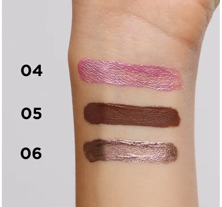 Eveline Cosmetics Choco Glamour błyszczący cień do powiek w płynie 04 6,5 ml