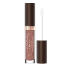Eveline Cosmetics Choco Glamour winylowa pomadka w płynie 01 Ruby Chocolate 4,5 ml