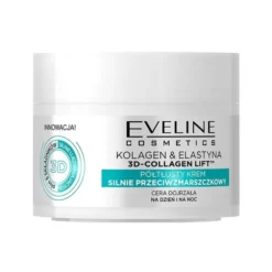 Eveline Cosmetics Collagen & Elastin silnie przeciwzmarszczkowy krem do cery dojrzałej na dzień i na noc 50 ml