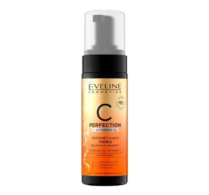 Eveline Cosmetics C-Perfection rozświetlająca pianka do mycia twarzy 150 ml