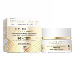 Eveline Cosmetics D’Aury RemodeLift Therapy peptydowy mezo-reduktor głębokich zmarszczek i bruzd 50+ 50 ml