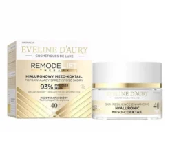Eveline Cosmetics D’Aury RemodeLift Therapy hialuronowy mezo-koktail poprawiający sprężystość skóry 40+ 50 ml
