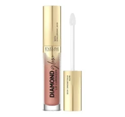 Eveline Cosmetics Diamond Glow Lip Luminizer błyszczyk do ust z kwasem hialuronowym 06 Choco Bons 4,5 ml