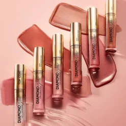 Eveline Cosmetics Diamond Glow Lip Luminizer błyszczyk do ust z kwasem hialuronowym 08 Honey Glam 4,5 ml