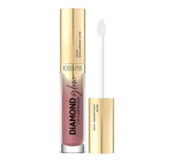 Eveline Cosmetics Diamond Glow Lip Luminizer błyszczyk do ust z kwasem hialuronowym 11 Rose Nude 4,5 ml