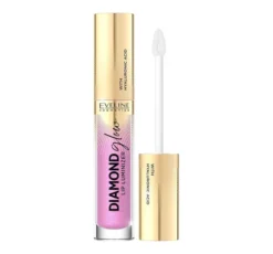 Eveline Cosmetics Diamond Glow Lip Luminizer błyszczyk do ust z kwasem hialuronowym 10 Rose Violet 4,5 ml