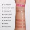 Eveline Cosmetics Diamond High Shine Serum kolagenowy błyszczyk-serum do ust z peptydami 28 Rose Nude 5 ml