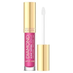 Eveline Cosmetics Diamond High Shine Serum błyszczyk-serum do ust 19 Fuchsia 5 ml