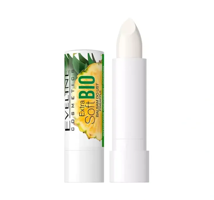 Eveline Cosmetics Extra Soft Bio pielęgnująca pomadka do ust ananas 4,5 ml