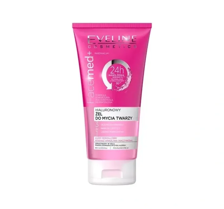 Eveline Cosmetics Facemed hialuronowy żel do mycia twarzy 150 ml