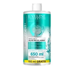 Eveline Cosmetics Facemed+ matujący płyn micelarny 650 ml