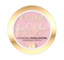 Eveline Cosmetics Feel The Glow rozświetlacz do twarzy 03 Rose Gold 4,2 g