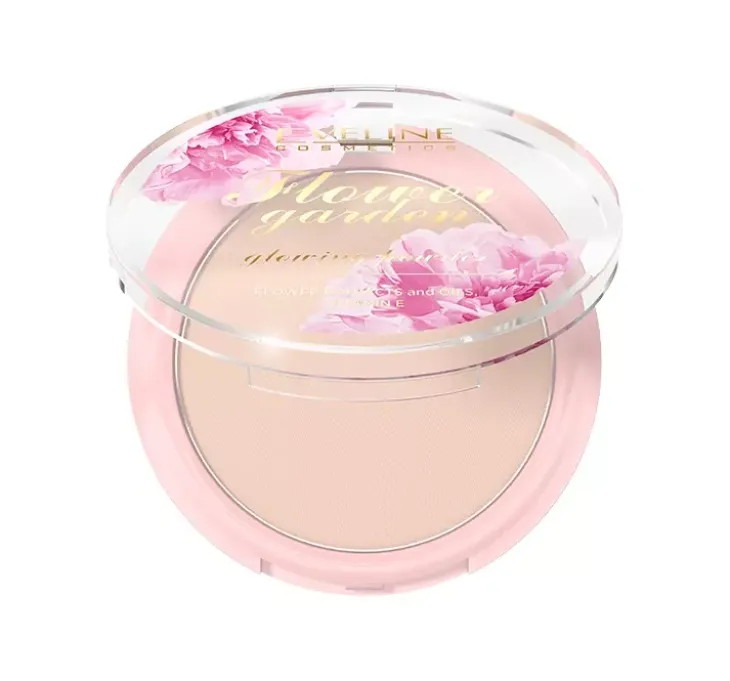 Eveline Cosmetics Flower Garden rozświetlający puder do twarzy 8 g