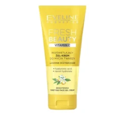 Eveline Cosmetics Fresh Beauty rozświetlający żel-krem do mycia twarzy 150 ml