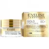 Eveline Cosmetics Gold Exclusive 80+ odbudowujący krem-serum z 24 K złotem 50 ml