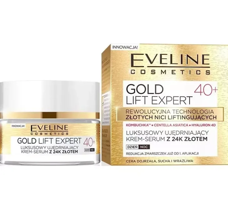 Eveline Cosmetics Gold Lift 40+ ujędrniający krem do twarzy 50 ml