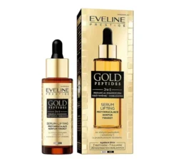Eveline Cosmetics Gold Peptides liftingujące serum do twarzy 3w1 30 ml
