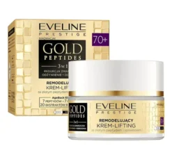 Eveline Cosmetics Gold Peptides 70+ remodelujący krem liftingujący do twarzy 3w1 50 ml