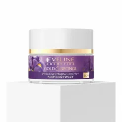 Eveline Cosmetics Gold & Retinol przeciwzmarszczkowy krem odżywczy do twarzy 60+ 50 ml