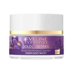 Eveline Cosmetics Gold & Retinol przeciwzmarszczkowy krem odżywczy do twarzy 60+ 50 ml