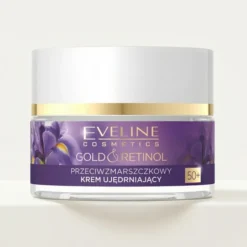 Eveline Cosmetics Gold & Retinol przeciwzmarszczkowy krem ujędrniający do twarzy 50+ 50 ml
